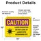 Signmission Radiation & Laser Sign, 10 in H x 14 in W, Vinyl Decal, Rectangle OS-2PACK-CR-D-1014-L-10146 - alternate 5